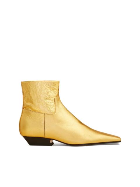 KHAITE Marfa ankle leather boots