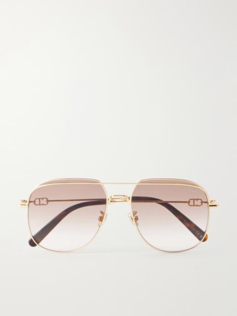 Dior Petit Cd Metal Aviator Sunglasses