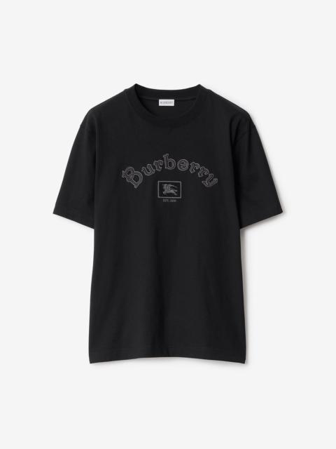 Burberry Gothic Logo Cotton T-shirt