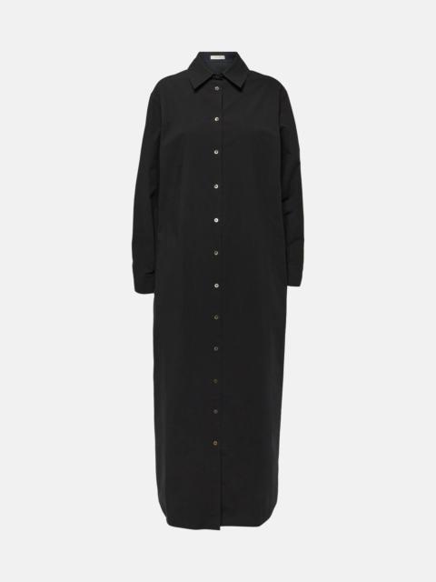 The Row Izumi oversized cotton poplin shirt dress