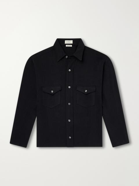 SECOND/LAYER Field Cotton-Twill Shirt