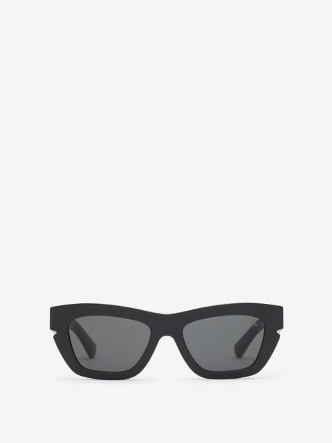 Inlaid Check Cat-eye Sunglasses​