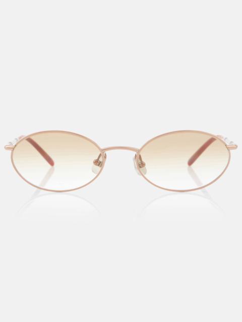Brunello Cucinelli Timeless Reflections round sunglasses