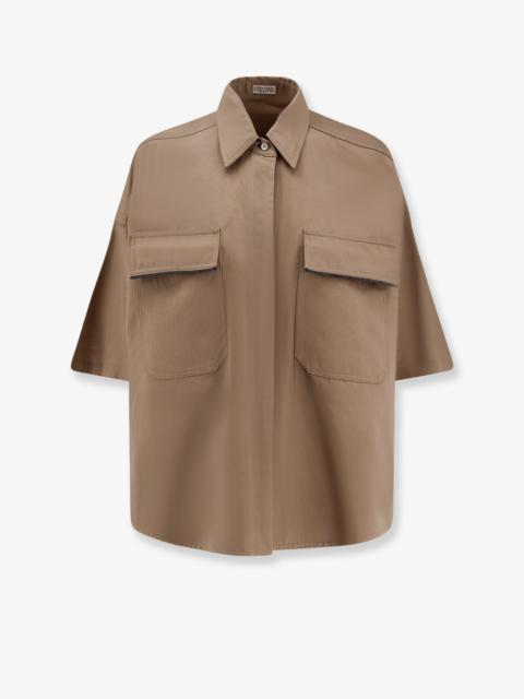 Linen And Cotton Blend Shirt