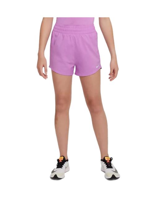 Nike Dri‑Fit One High‑Waisted Woven Training Shorts GS "Rush Fuchsia" DX4967 532