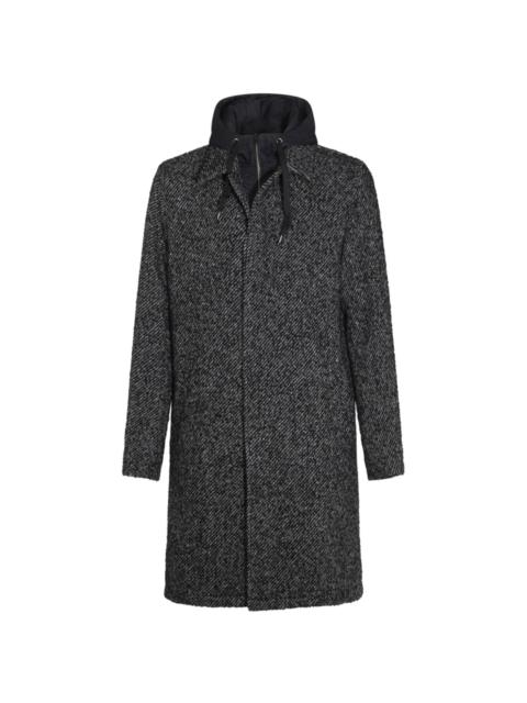 bouclé coat