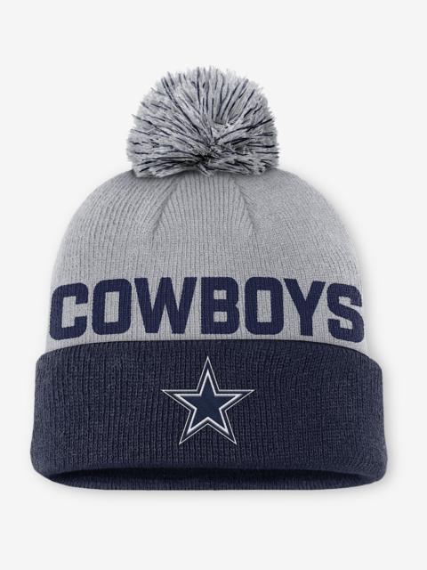 Nike Dallas Cowboys Peak Men's Nike NFL Cuffed Pom Beanie