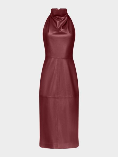 TWP Lola Leather Column Dress