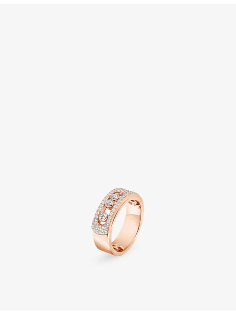 MESSIKA Move Noa 18ct pink-gold and diamond ring