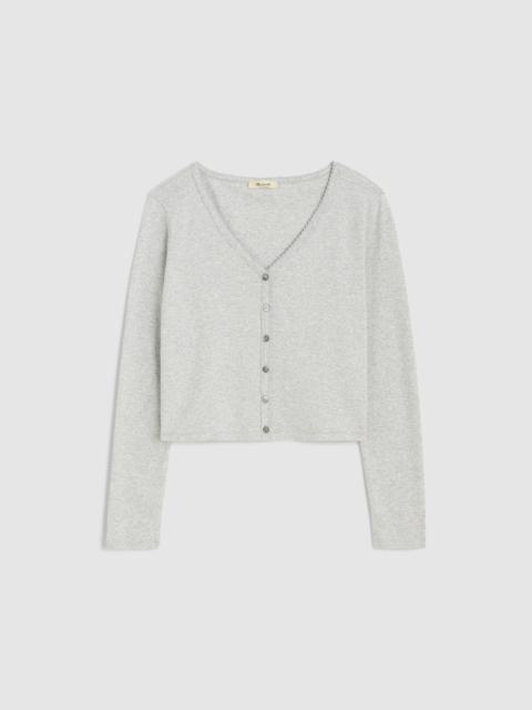 Madewell The '90s Cardigan in Compact Cotton
