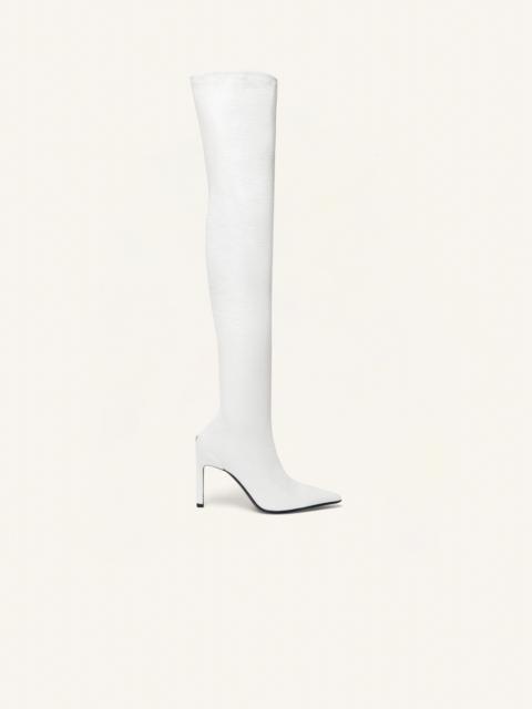 courrèges STILETTO VINYL HIGH BOOTS