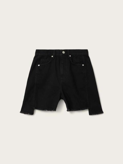 ALLSAINTS FRANKIE HIGH WAISTED DENIM SHORTS