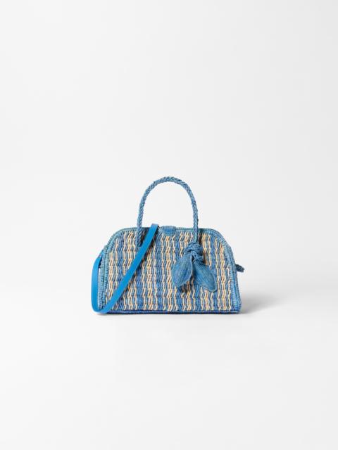 JACQUEMUS The small raffia Turismo
