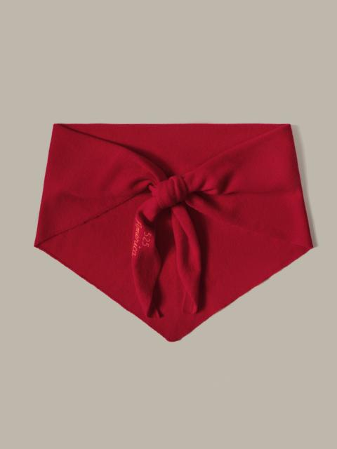 525 america The Oversized Elle: 100% Cashmere Embroidered Triangle Scarf