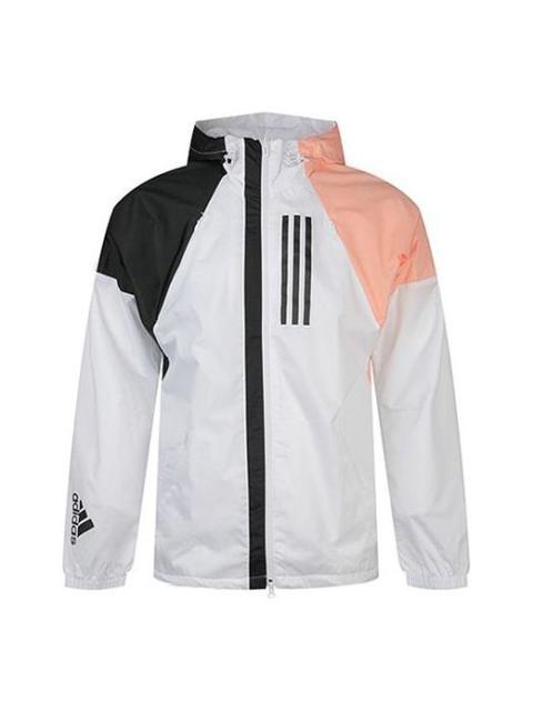 adidas W.N.D. Jacket 'White/Black/Glow Pink' EK4626