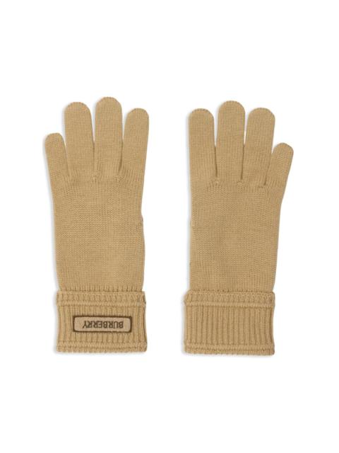 Burberry wool gloves
