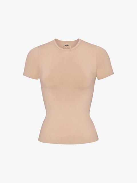 SKIMS Smoothing slim-fit stretch-woven T-shirt