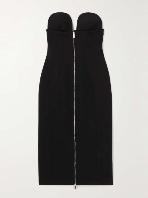 Off-White Ablohland stretch-crepe midi dress