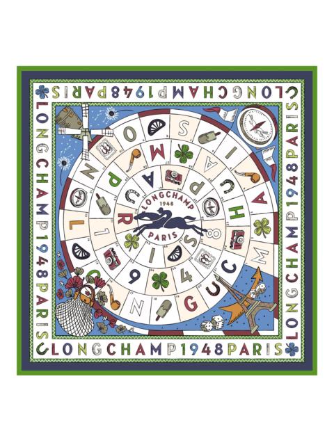 Longchamp Le Jeu de Cheval Silk scarf 90