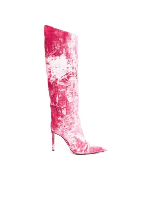 ALEXANDRE VAUTHIER stiletto-heel velvet boots