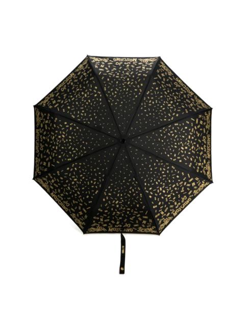 logo-print waterproof umbrella