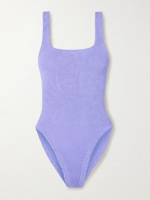 Hunza G Coverage Square Neck Original Crinkle Swimsuit