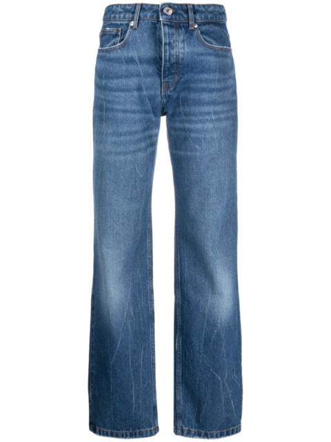 Straight-fit denim jeans