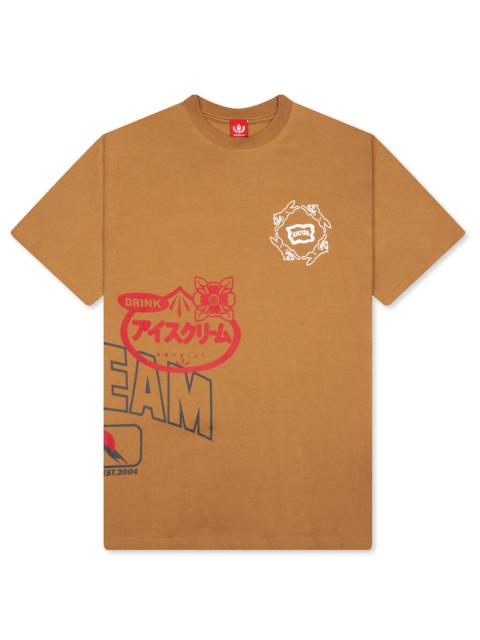 ICECREAM OVERLAY (OVERSIZE) S/S KNIT - APPLE CINNAMON