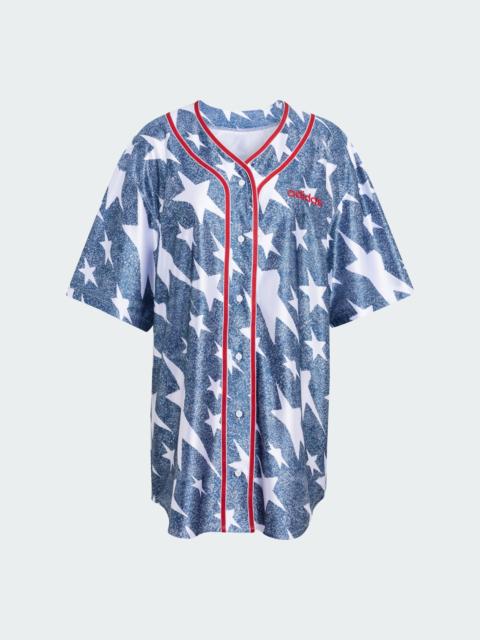 adidas Denim Graphic Baseball Jersey