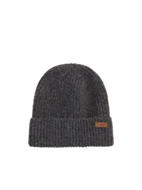 Barbour ribbed-knit beanie hat