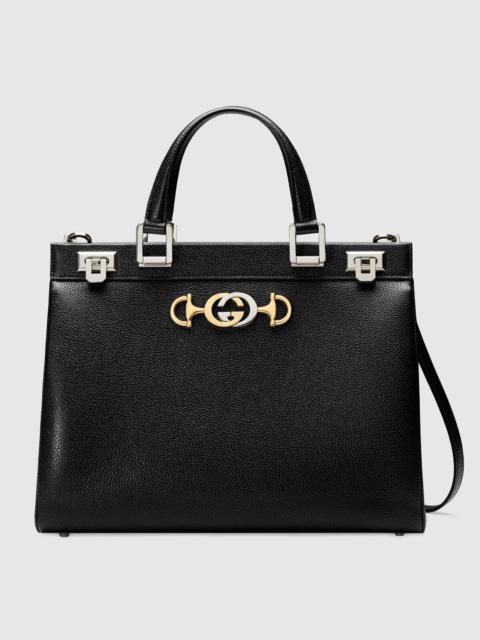 GUCCI Gucci Zumi grainy leather medium top handle bag