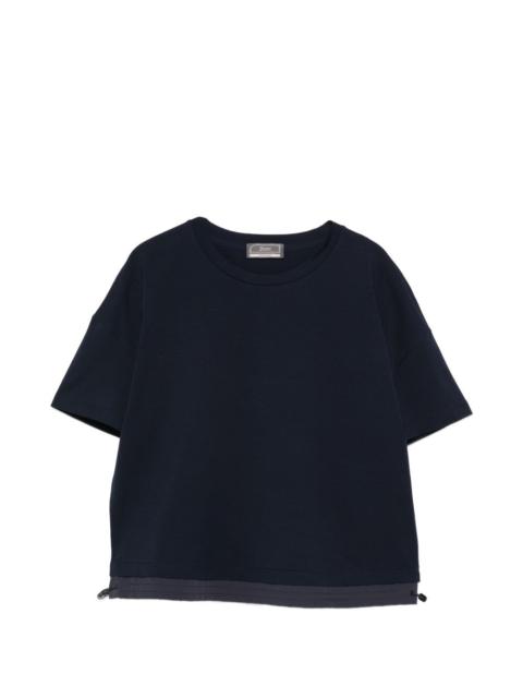 Herno short-sleeve layered T-shirt