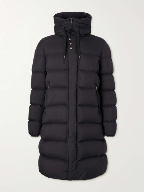 Quilted Shell Hooded Down Parka