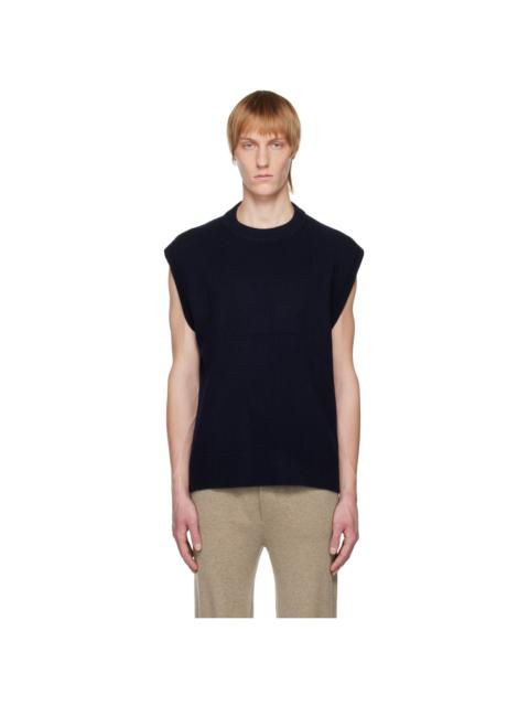 LISA YANG Navy Dennis Vest