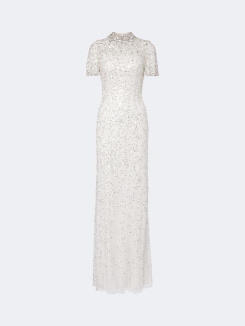 JENNY PACKHAM Orchid embellished gown