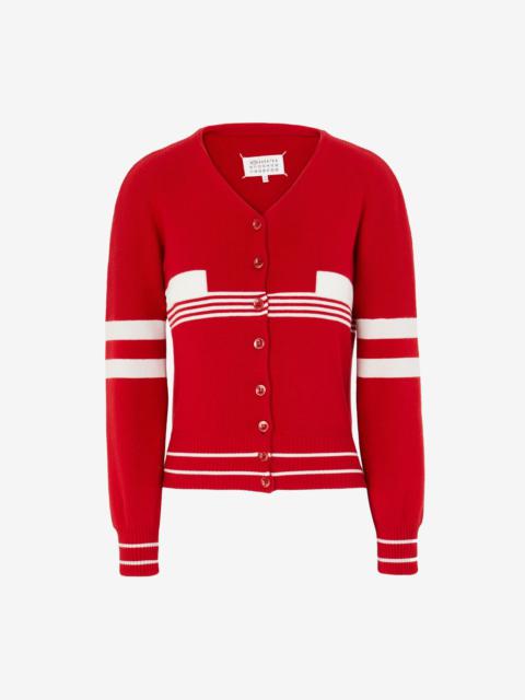 Maison Margiela Stripe cardigan