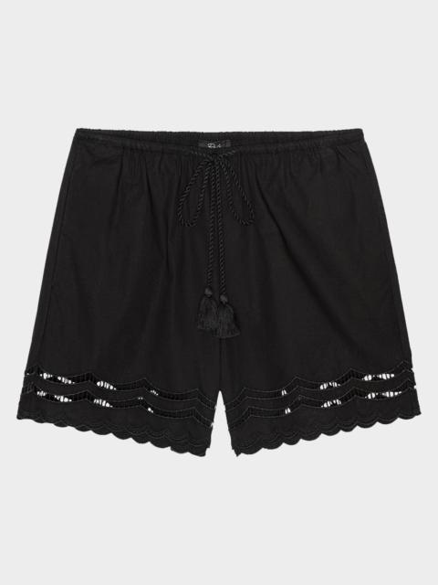 Rails Armanda Embroidered Drawstring Shorts