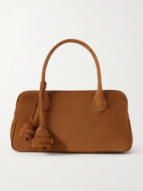 MAGDA BUTRYM Brigitte Embellished Suede Tote