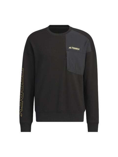 adidas x Terrex Sweatshirt 'Black Solar Yellow' IP9947