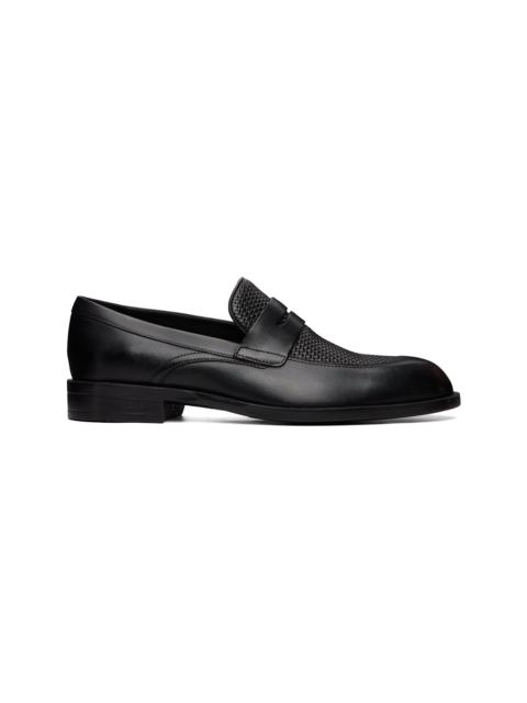 BOSS Black Leather Loafers