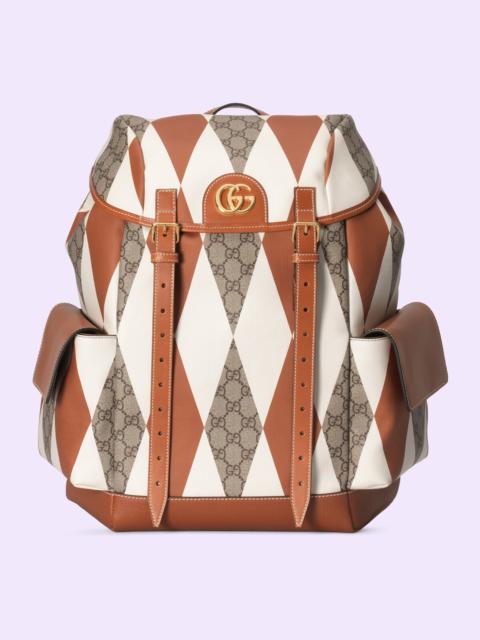 GUCCI Ophidia GG rhombus print backpack
