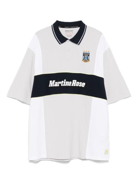 Martine Rose panelled polo shirt