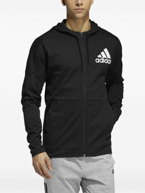 adidas hooded full-zip hoodie