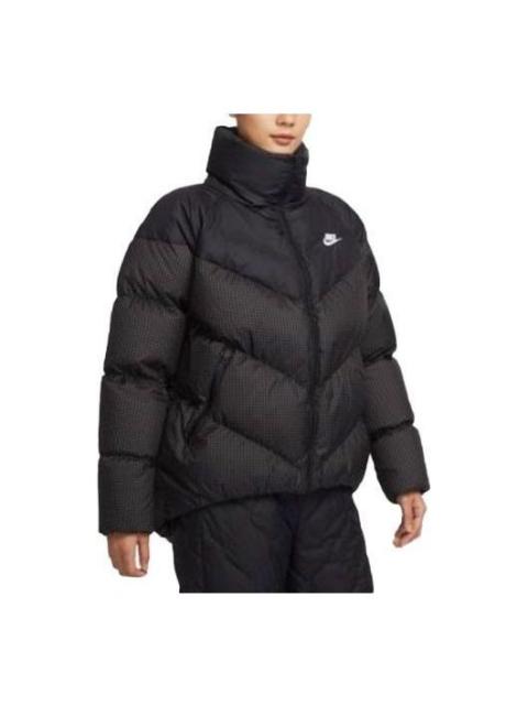 Nike (WMNS) Nike Sportswear Windpuffer Therma-FIT Loose Puffer Jacket 'Black' FD8212-010
