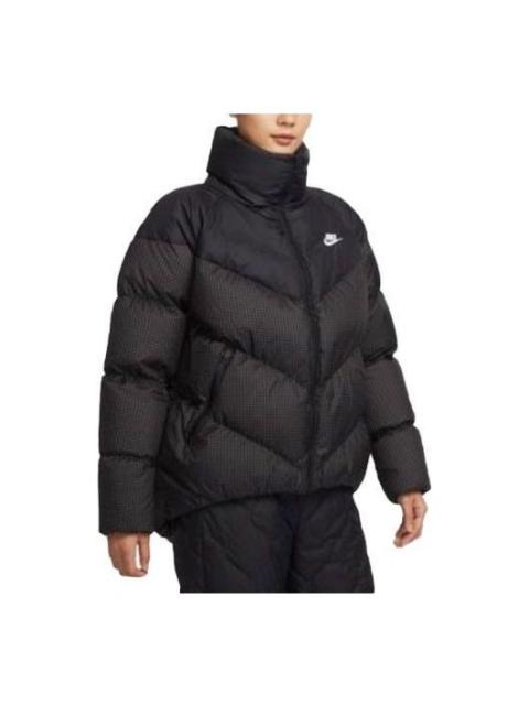 (WMNS) Nike Sportswear Windpuffer Therma-FIT Loose Puffer Jacket 'Black' FD8212-010