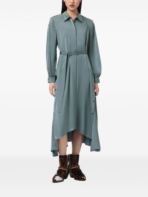 ALLSAINTS Lexi button belted shirt dress