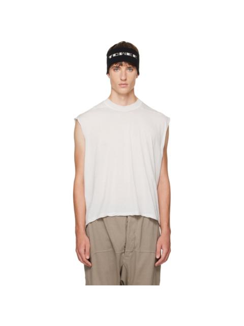 Rick Owens DRKSHDW Off-White Tower Cropped Tarp T-shirt