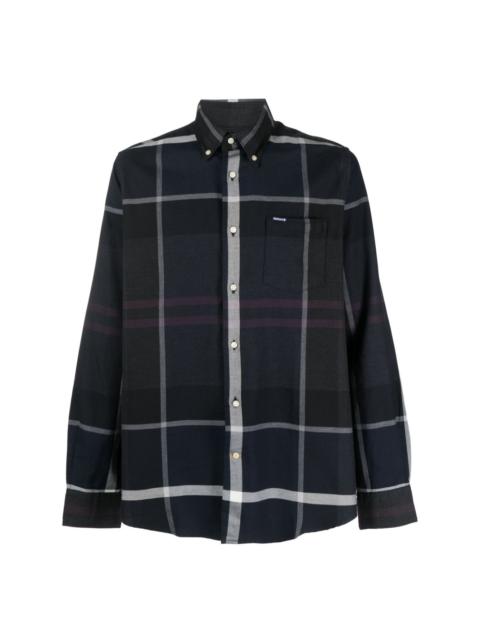 Dunoon tartan-pattern cotton shirt