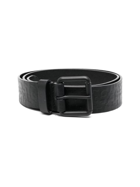 Diesel B-MONOGRAM LE leather belt