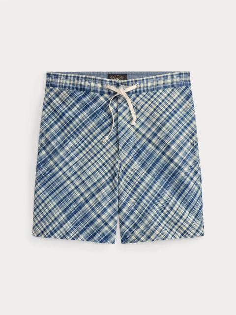 RRL by Ralph Lauren Indigo Plaid Woven Short